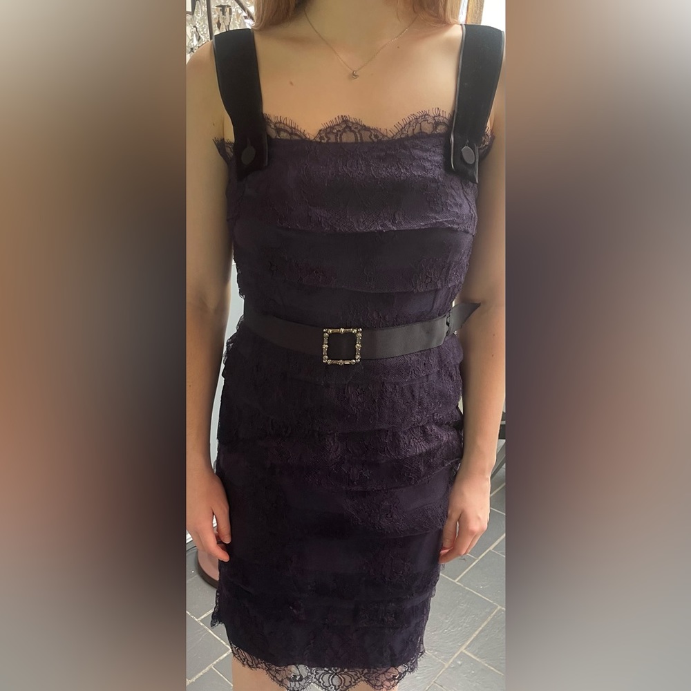 LANVIN Lace dress size 42 (US 6)